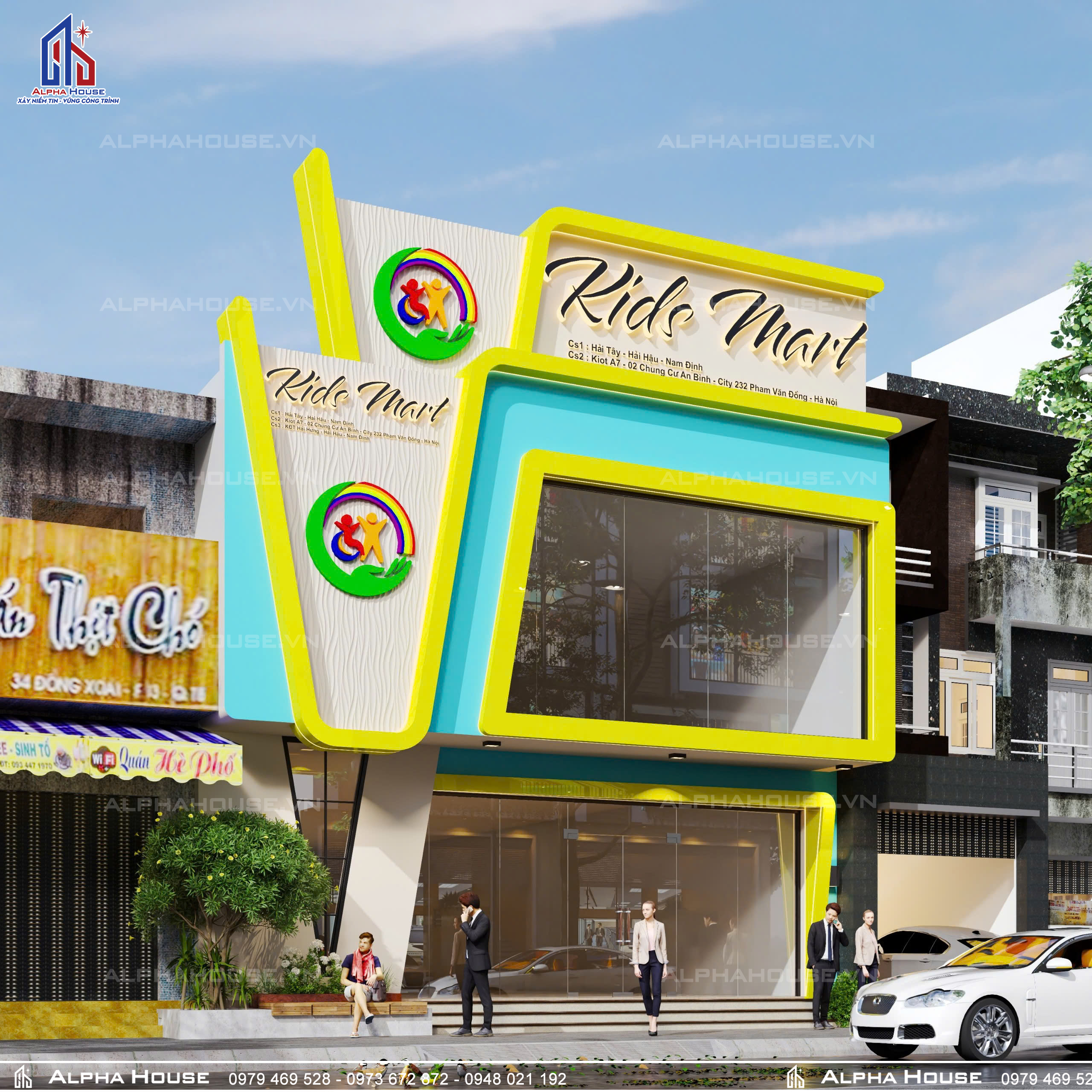 THIẾT KẾ SHOP KIDS MART CHO ANH CHỊ TUẤN LINH - KĐT HẢI HƯNG