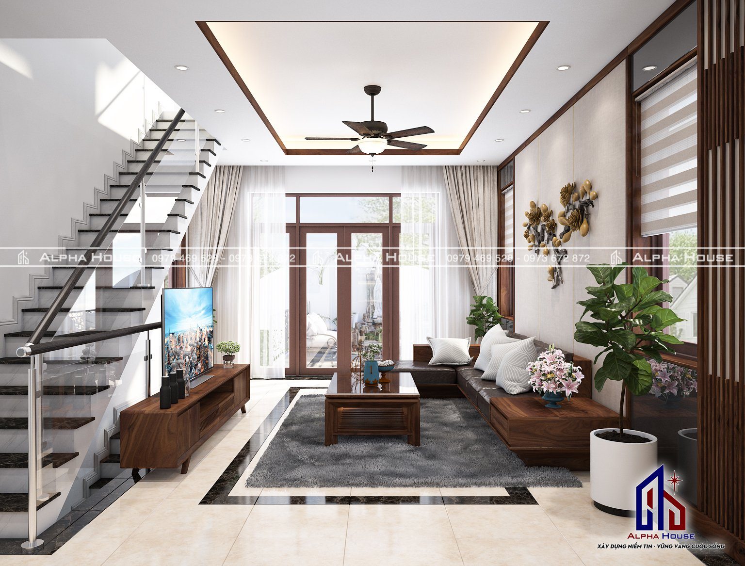 THIẾT KẾ NỘI THẤT PHÒNG KHÁCH VÀ BẾP ĂN BẮT TRỌN XU HƯỚNG THIẾT KẾ