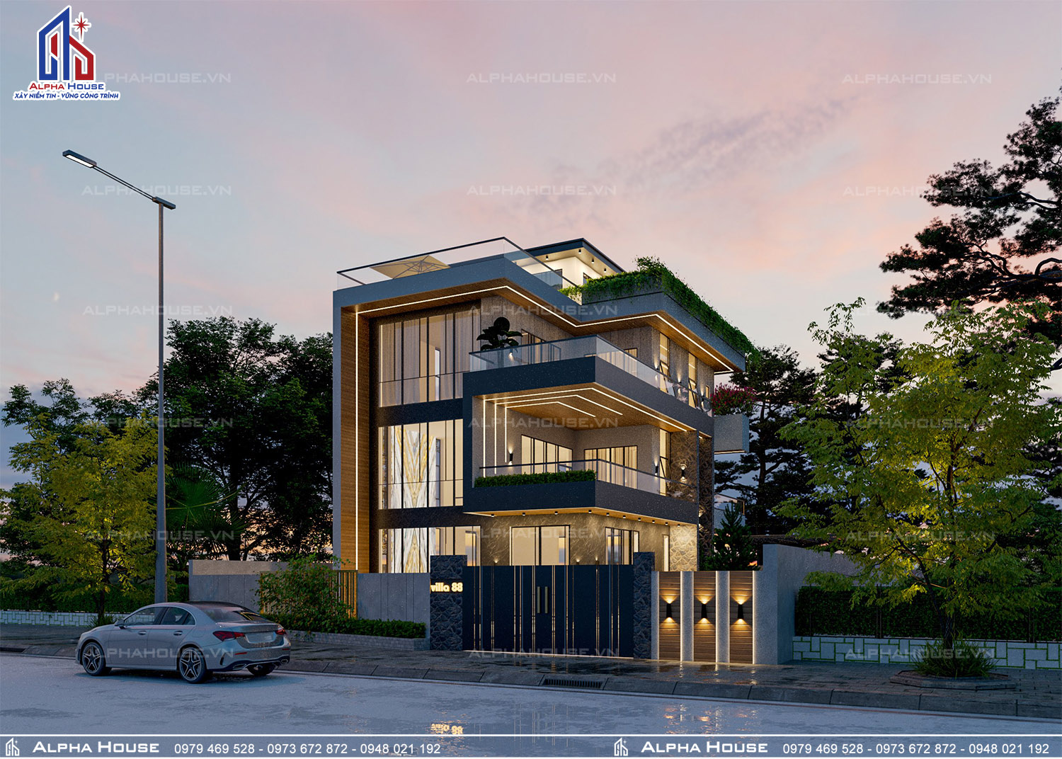 THIẾT KẾ VILLA CHO KHÁCH HÀNG Ở HƯNG YÊN - ANH TRUNG