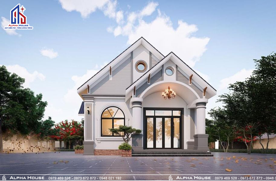 MẪU NHÀ CẤP 4 MÁI THÁI CUỐN HÚT MỌI ÁNH NHÌN 
