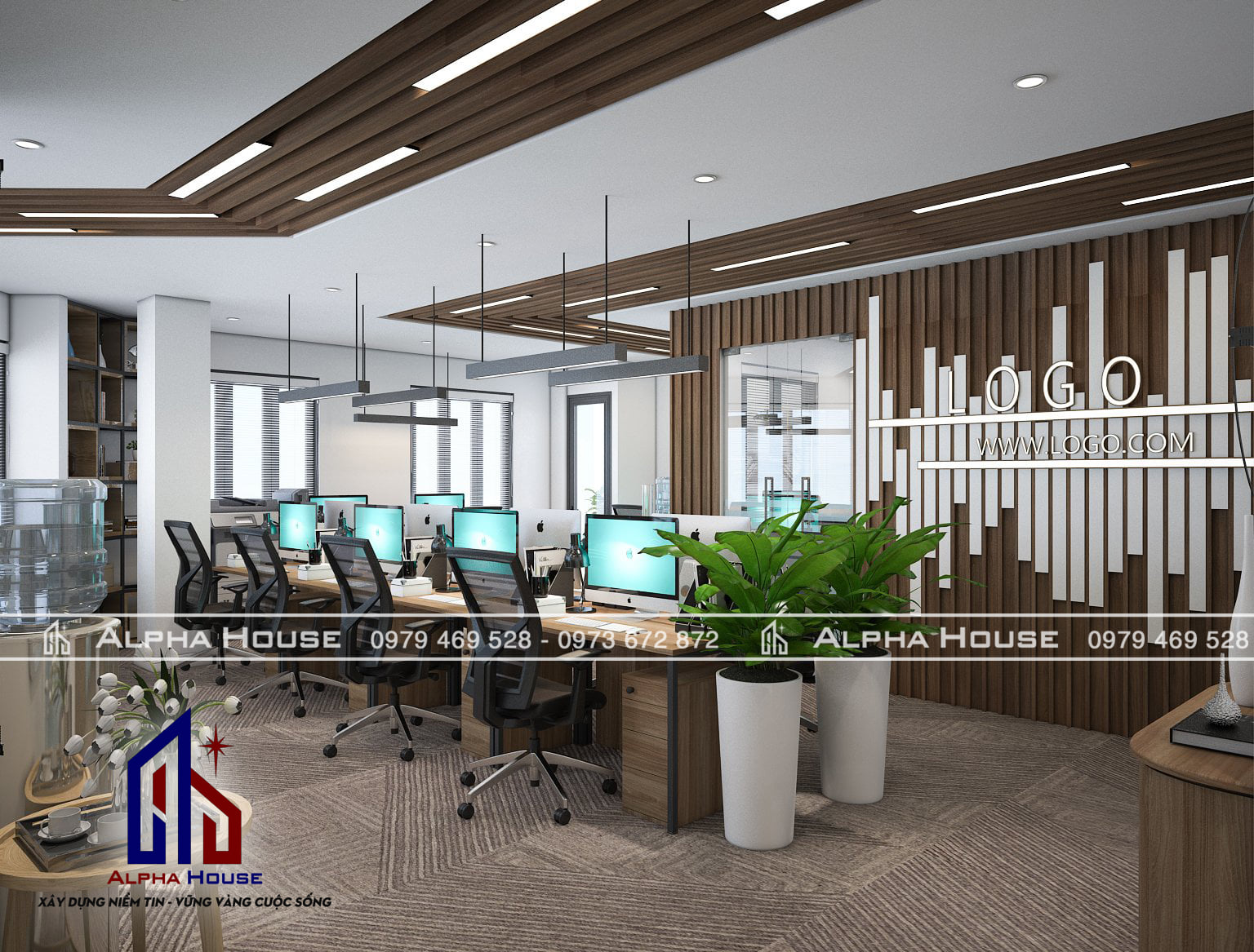 THIẾT KẾ NỘI THẤT VĂN PHÒNG TỐI ƯU KHÔNG GIAN 