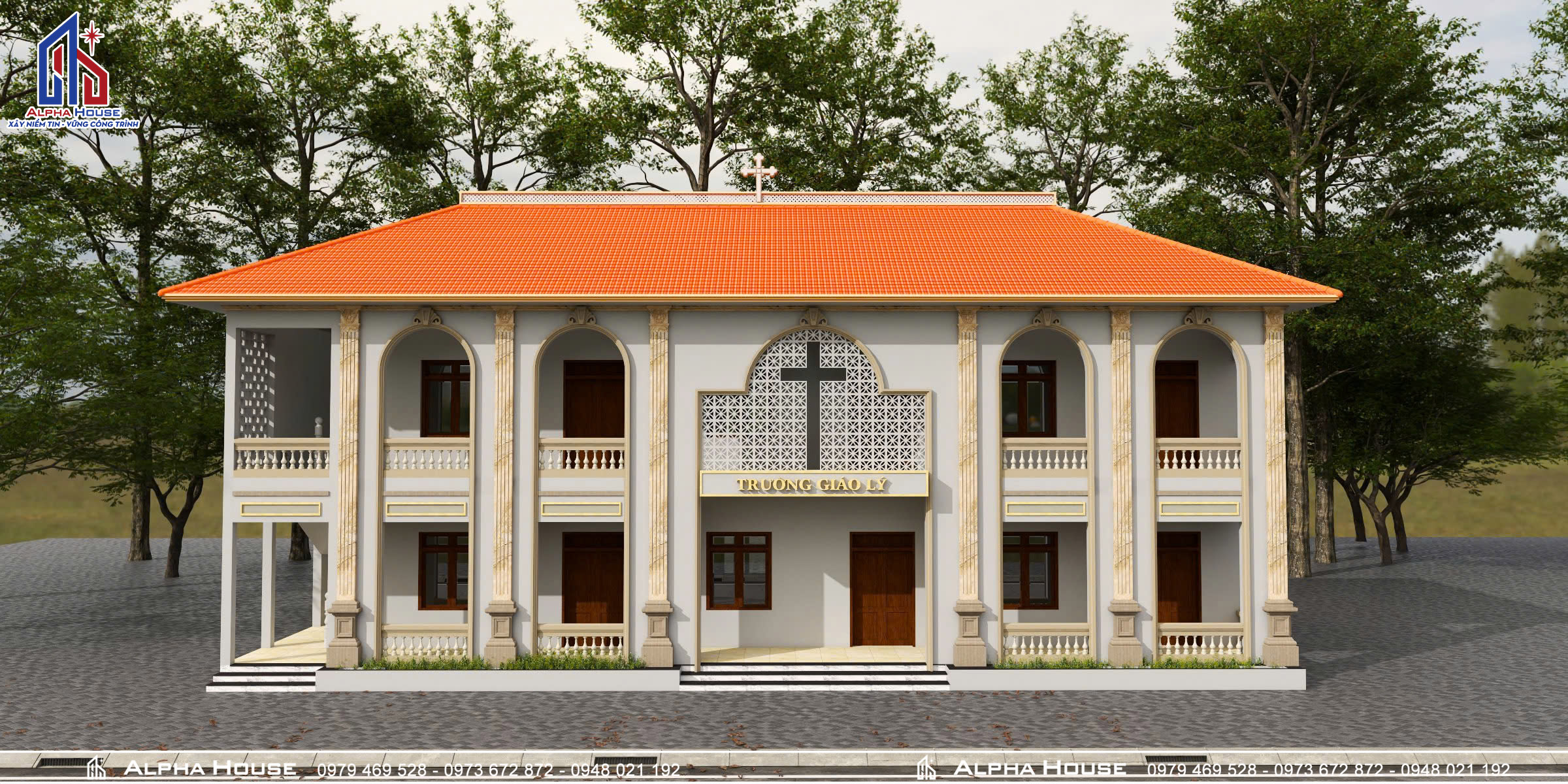 THIẾT KẾ TRƯỜNG GIÁO LÝ GX MINH ĐƯỜNG - GP BÙI CHU